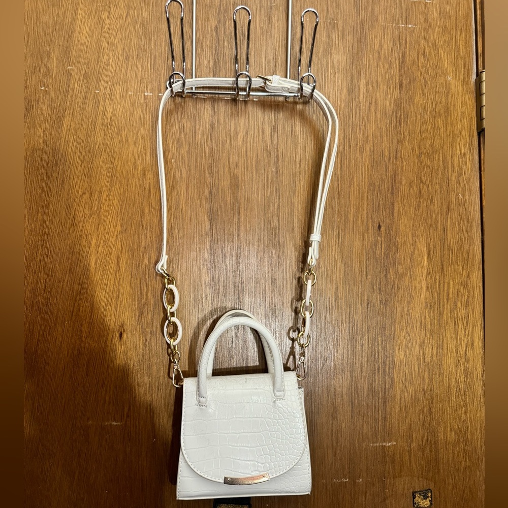 White mini bag